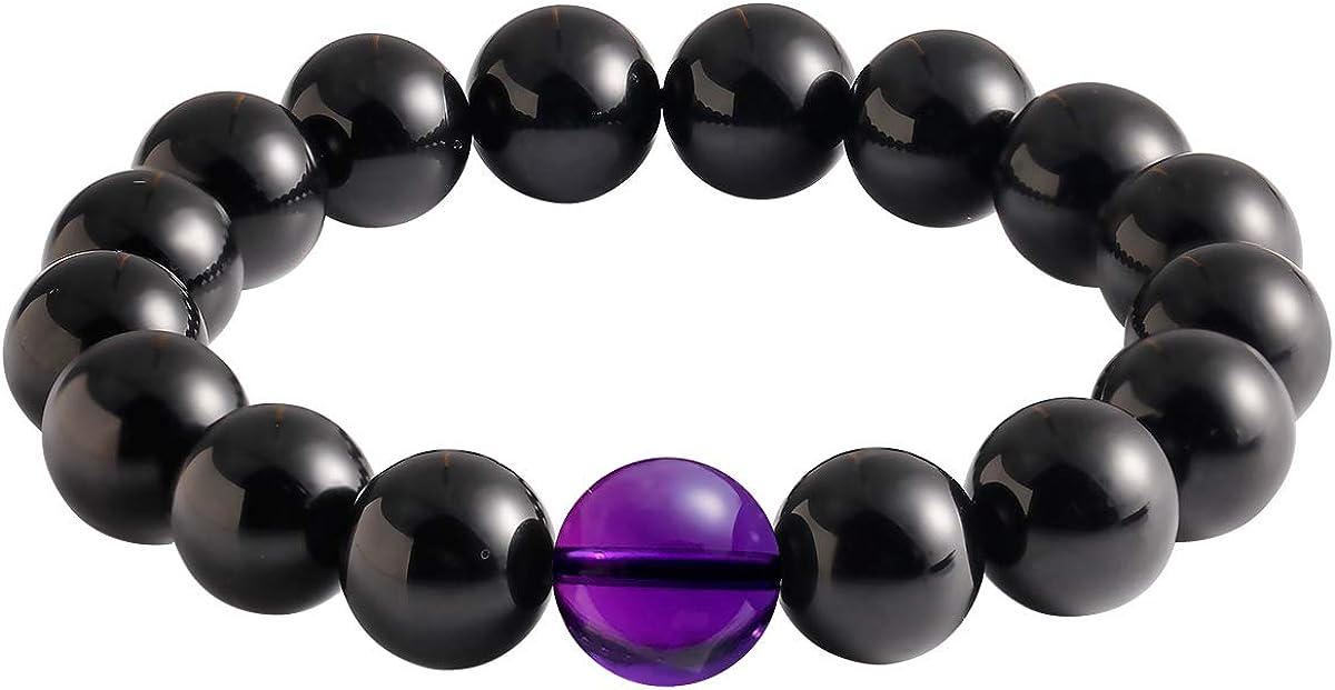 Black Obsidian with Tiger eye Bracelet