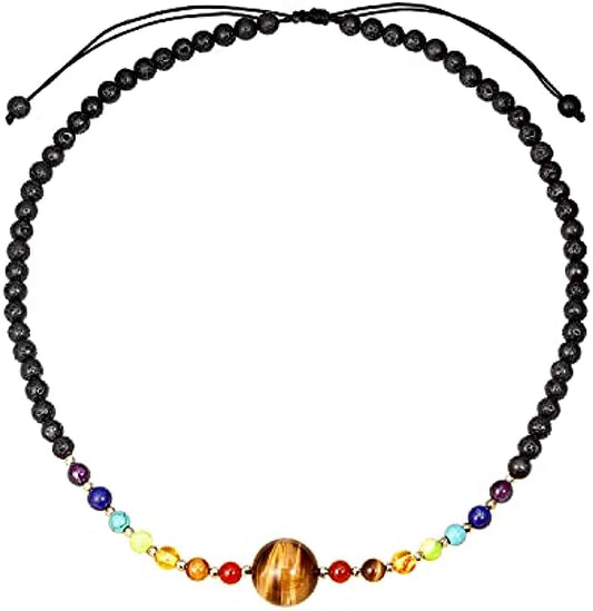 7 Chakra Crystal Necklaces Healing Gem Stone Necklace