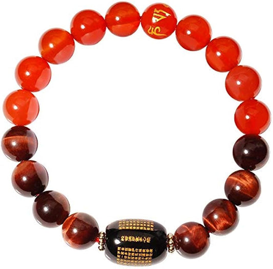 Triple Protection "Feng Shui" Tiger-eye Bracelet