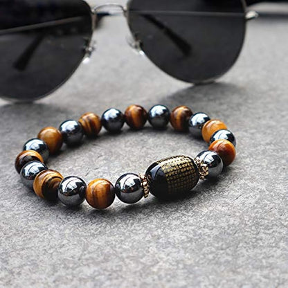 Triple Tiger eye Feng Shui Bracelet