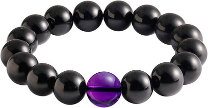 Black Obsidian with Tiger eye Bracelet